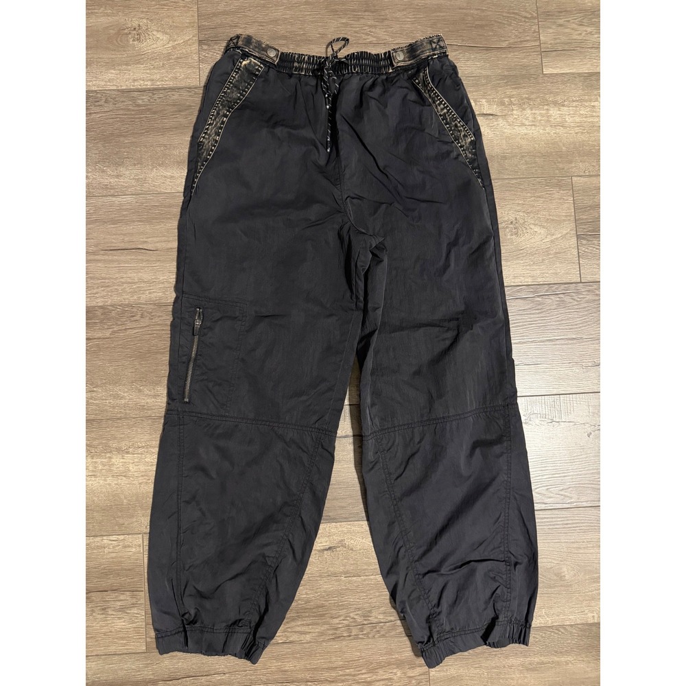 FP Movement Free People Black Cargo Jogger Parachute Pants Medium